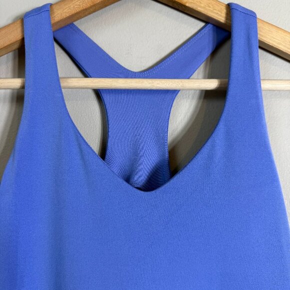 Girlfriend Collective Alpine Lola V-Neck Mini Dress Women's Small Blue Tennis - Picture 6 of 12